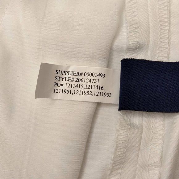 CHAPS Ladies Size 16 White Slim Fit Capri Pants – NEW - Picture 10 of 10